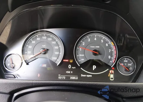 2016 BMW M4 z USA, uszkodzony, nr VIN WBS3R9C50GK337631